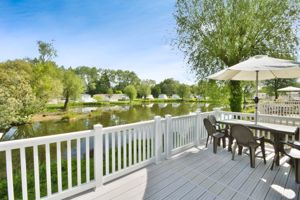 Decking overlooking lake- click for photo gallery